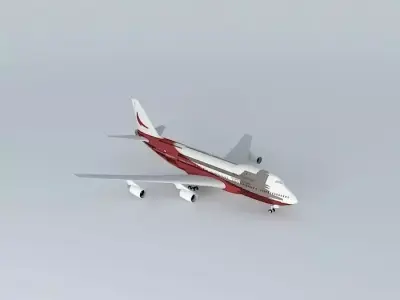 Al-Islamic Airlines Boeing 747100 Free 3D model