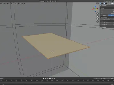 Carpet plastic sheet Free low-poly 3D model
