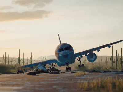 Abandoned Flight 3D model