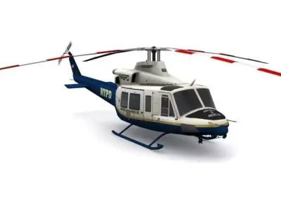 BELL 412 Low-poly 3D model