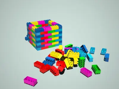 lego toys Free 3D model