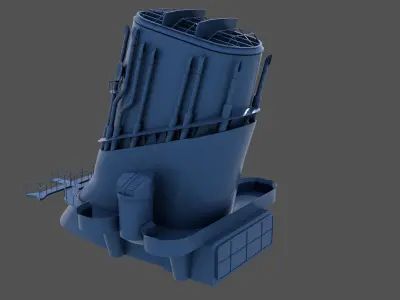 Yamato funnel - Commercial license - 1-100 scale 3D print model