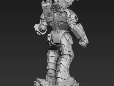 Lex Luthor War machine Superman STL 3d printing colllectibles 3D print model