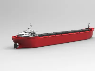 Cargo ship 3D model