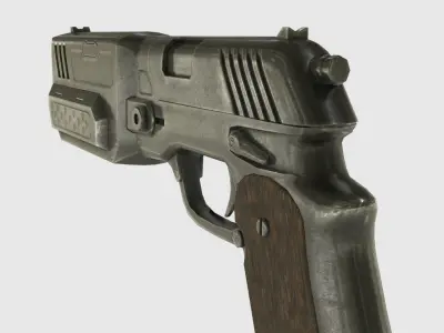 Low Poly Weapon Pack With PBR Materials Low-poly 3D model