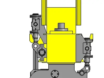 Hydraulic Traverse 3D model
