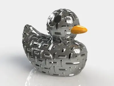 Rubber Ducky Free 3D model