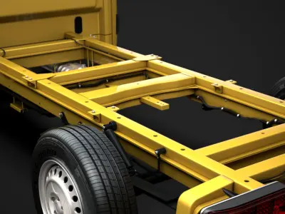 RAM Sprinter Chassis Single Cab L2 FWD 2020 3D model