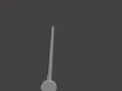 Nail 2 8 x70 mm 3D model