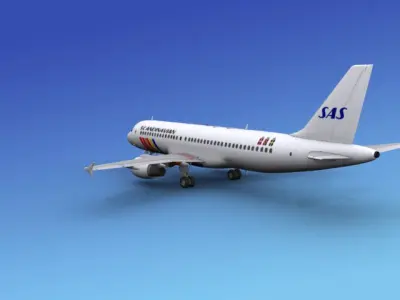 Airbus A320 SAS 3D model
