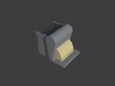 Type Writer Free low-poly 3D model