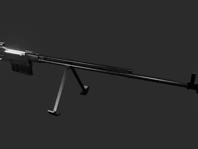 PTRS-41 Modified Free 3D model