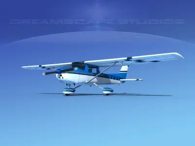 Cessna 150 Aerobat V10 3D model
