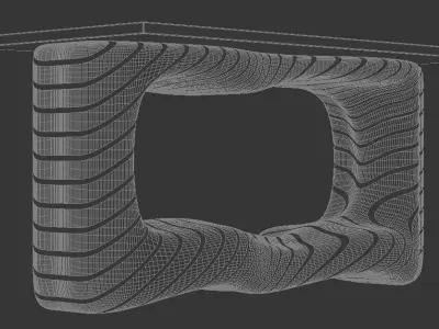 Unusual table Free 3D model