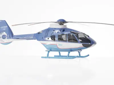 Airbus Helicopter H135 Civil 3D model