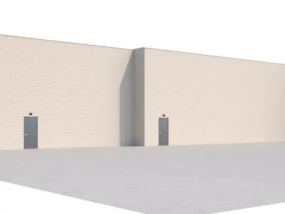 Retail-035 Retail Mall Building 3D model