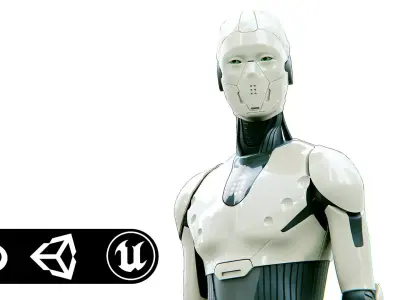 i-HOMO 01   Rigged for Unreal Engine - Unity - MIXAMO  3D model
