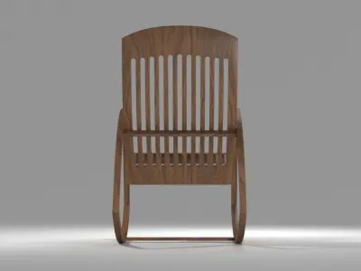 Rocking Chair for interior 3D model