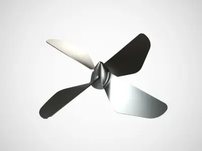 Fans propellers 3D model
