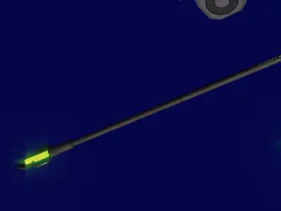 Sci fi bow Low-poly 3D model