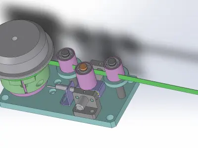Roll mechanism 3D model