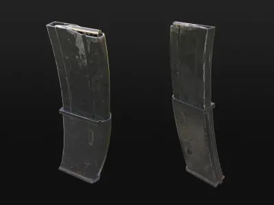 MP7 PBR Game-Ready Low-poly 3D model