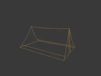 Military tent Free low-poly 3D model