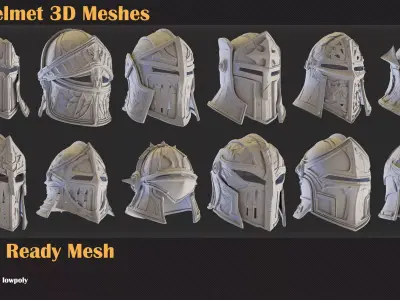 MK-Helmet-VOL73 3D model