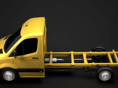 RAM Sprinter Chassis Single Cab L2 FWD 2020 3D model