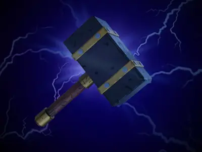 HammerGameReady Low-poly 3D model