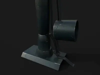 LGF1 Mortar Low-poly 3D model
