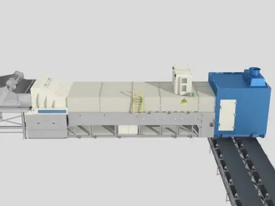 Automatic Sorting and Screening Machine 3D model