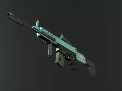 FN SCAR Rifle Free 3D model