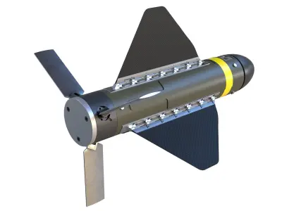 Hatchet Miniature Strike Munition 3D model