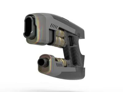 Star Lord Blaster from the movie Avengers Infinity war 2018 3D model