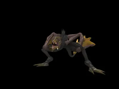 Panzer Dragoon Low-poly 3D model