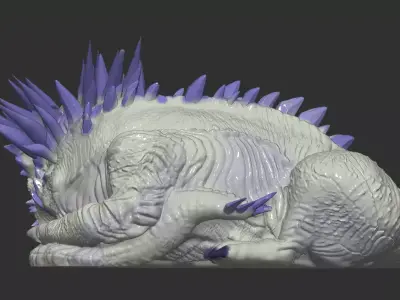 Baby Shimo-Inspired Monster 3D print model