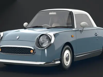 Nissan Figaro 1991 Free 3D model