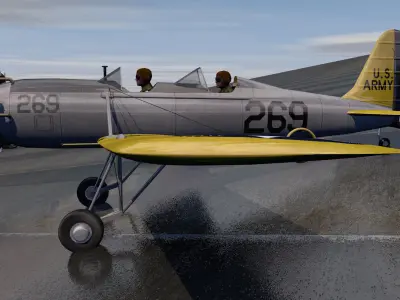 Ryan PT-22 Recruit 3D model