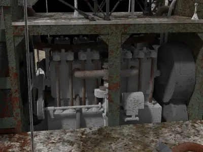 German A7V Tank 3D model