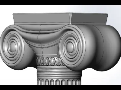 corint column 3D model