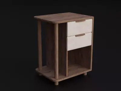 Modern Beside Table Free 3D model