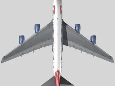 Airbus A-380 3D model