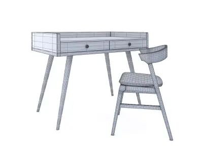 Desk002 3D model