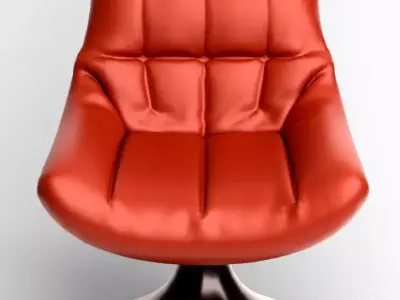 leather chair Free 3D model buy