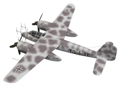 Focke Wulf Ta154 moskito 3D model