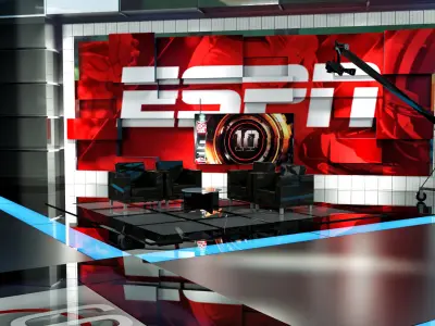 ESPN sportcenter studio 3D model