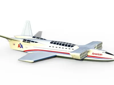 Aerocon Dash 1 6 wingship 3D model