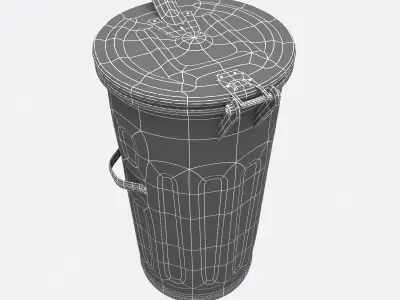 Bin classic europe Free 3D model