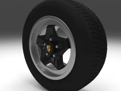 Porsche Wheel v6 3D model